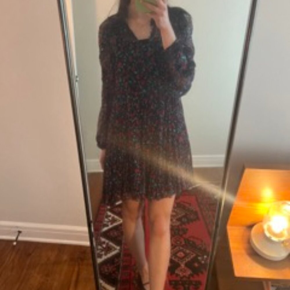Kooples sheer shift dress (Kooples 'size 1' AKA small)